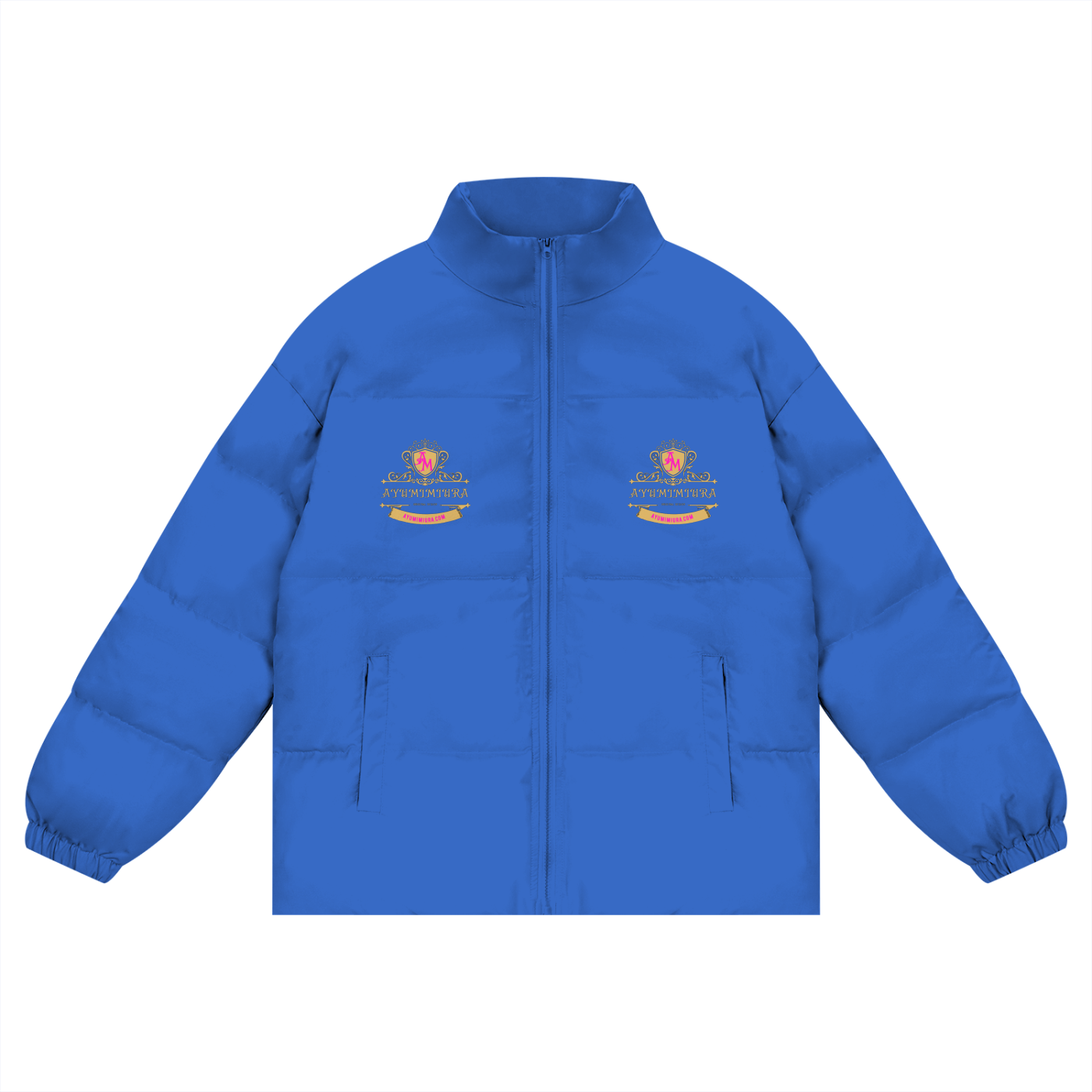 Unisex Zipper Puffer Coat