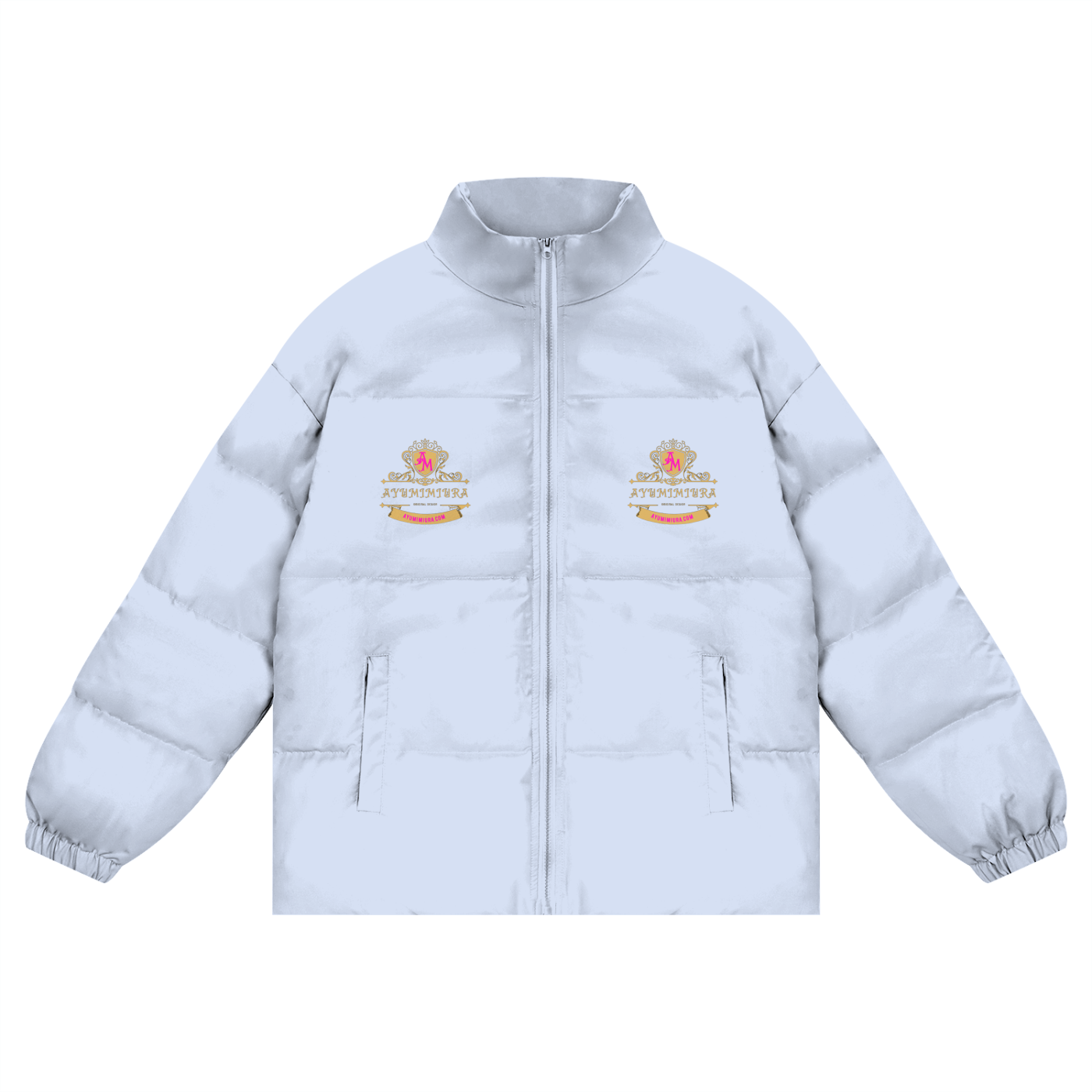 Unisex Zipper Puffer Coat