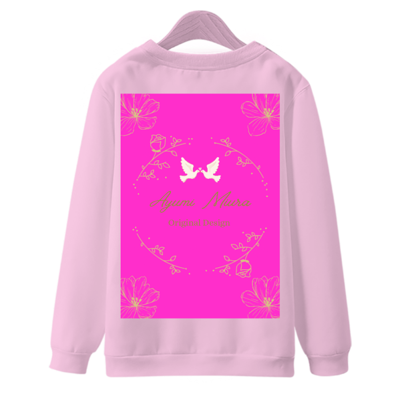 Slim fit round neck sweatshirt-healthy fabric
