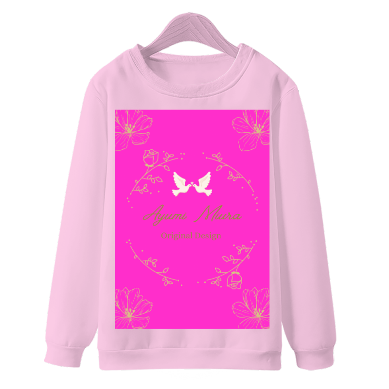 Slim fit round neck sweatshirt-healthy fabric