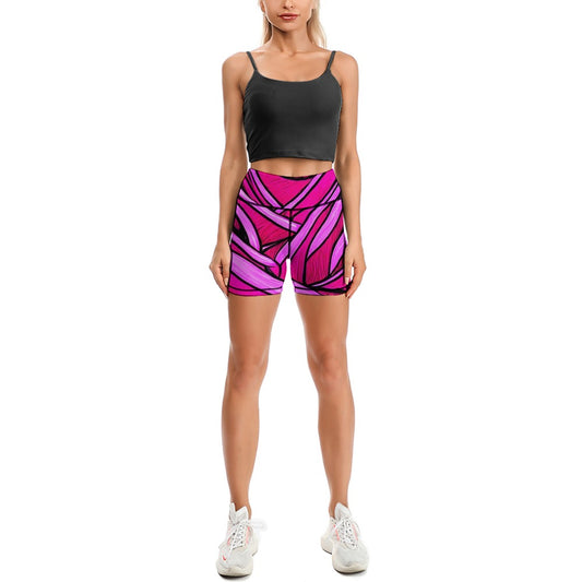 Women's Comfortable Skinny Sports Yoga Shorts