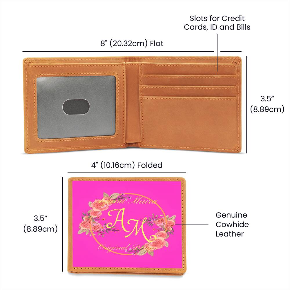 Graphic Leather Wallet