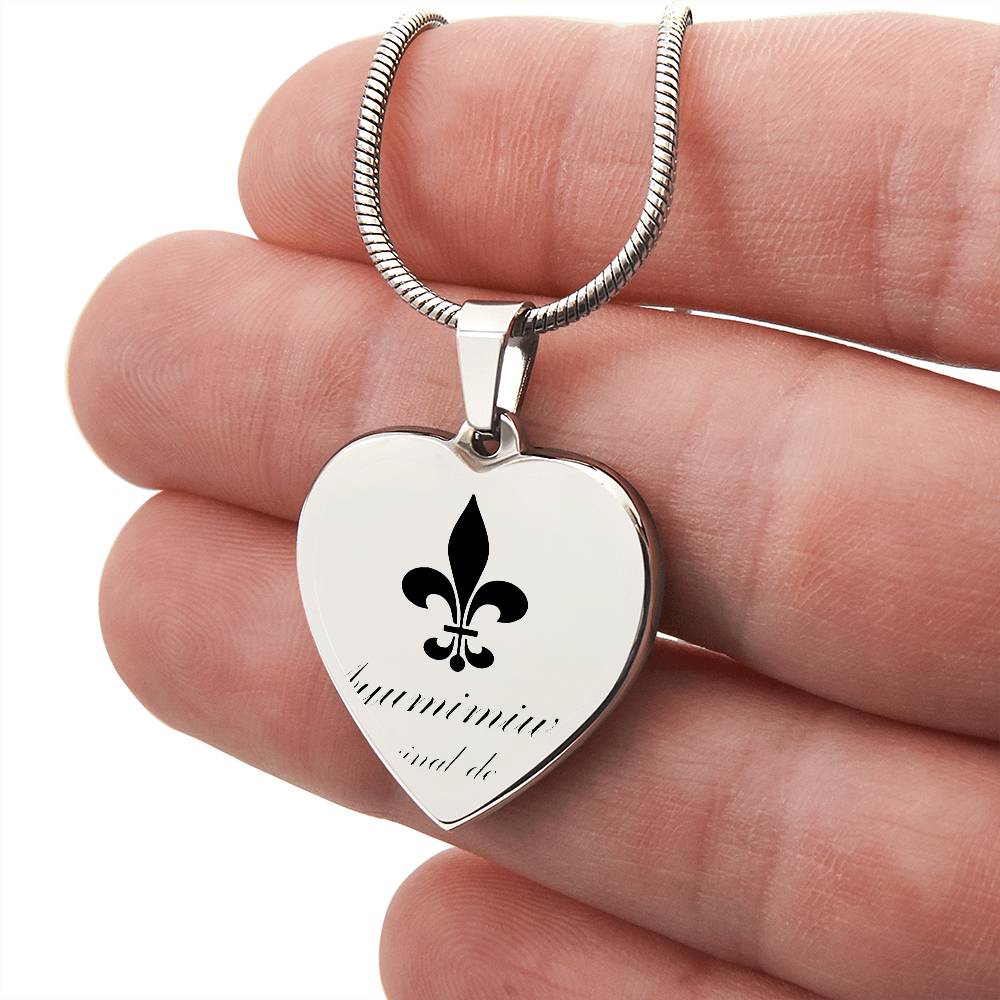 Engraved Heart Necklace (SHOPIFY)