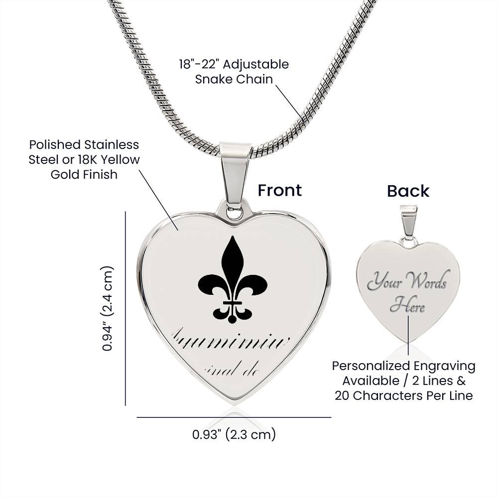 Engraved Heart Necklace (SHOPIFY)