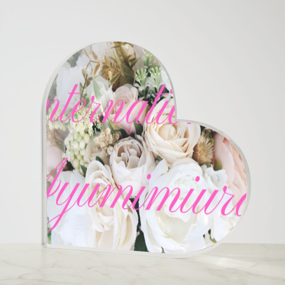 Acrylic Heart Plaque