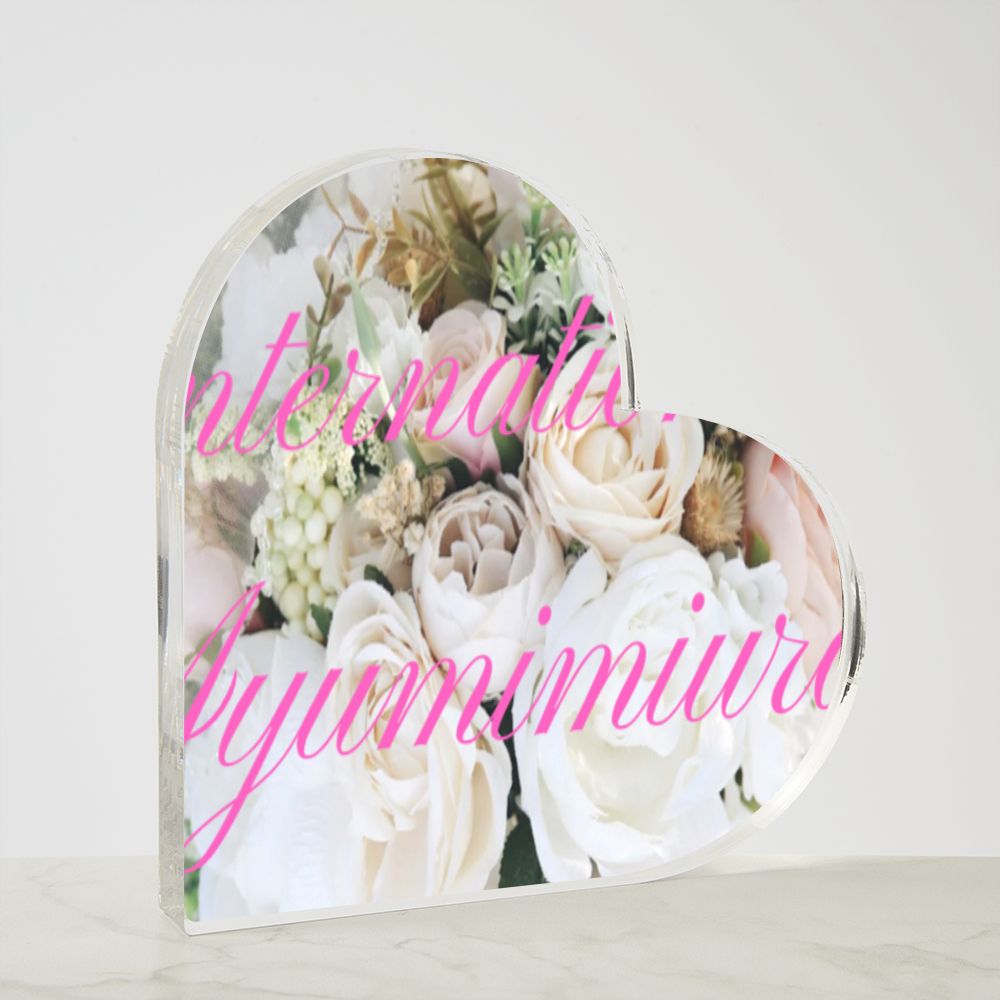 Acrylic Heart Plaque