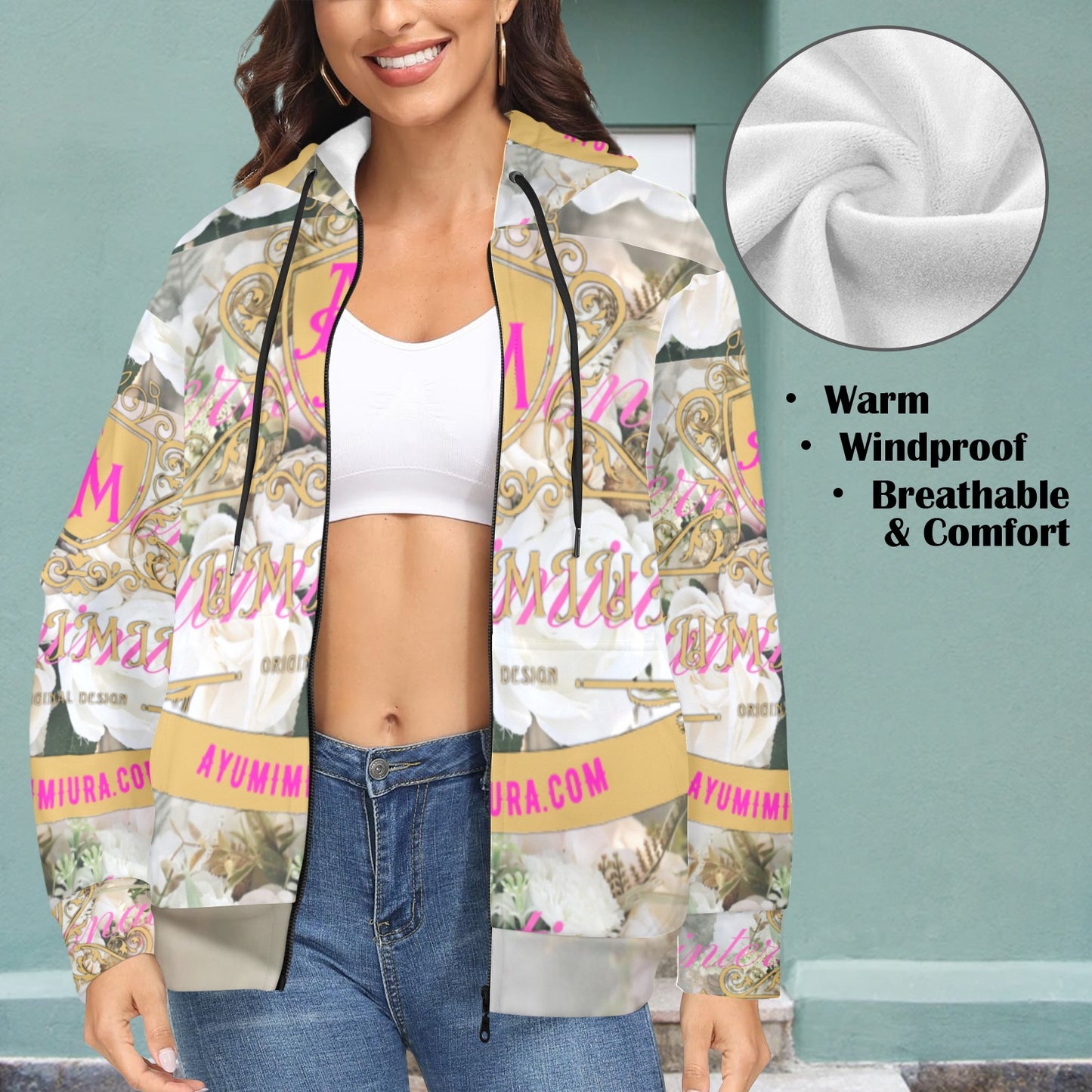 Women's Fleece Full-Zip Hoodie