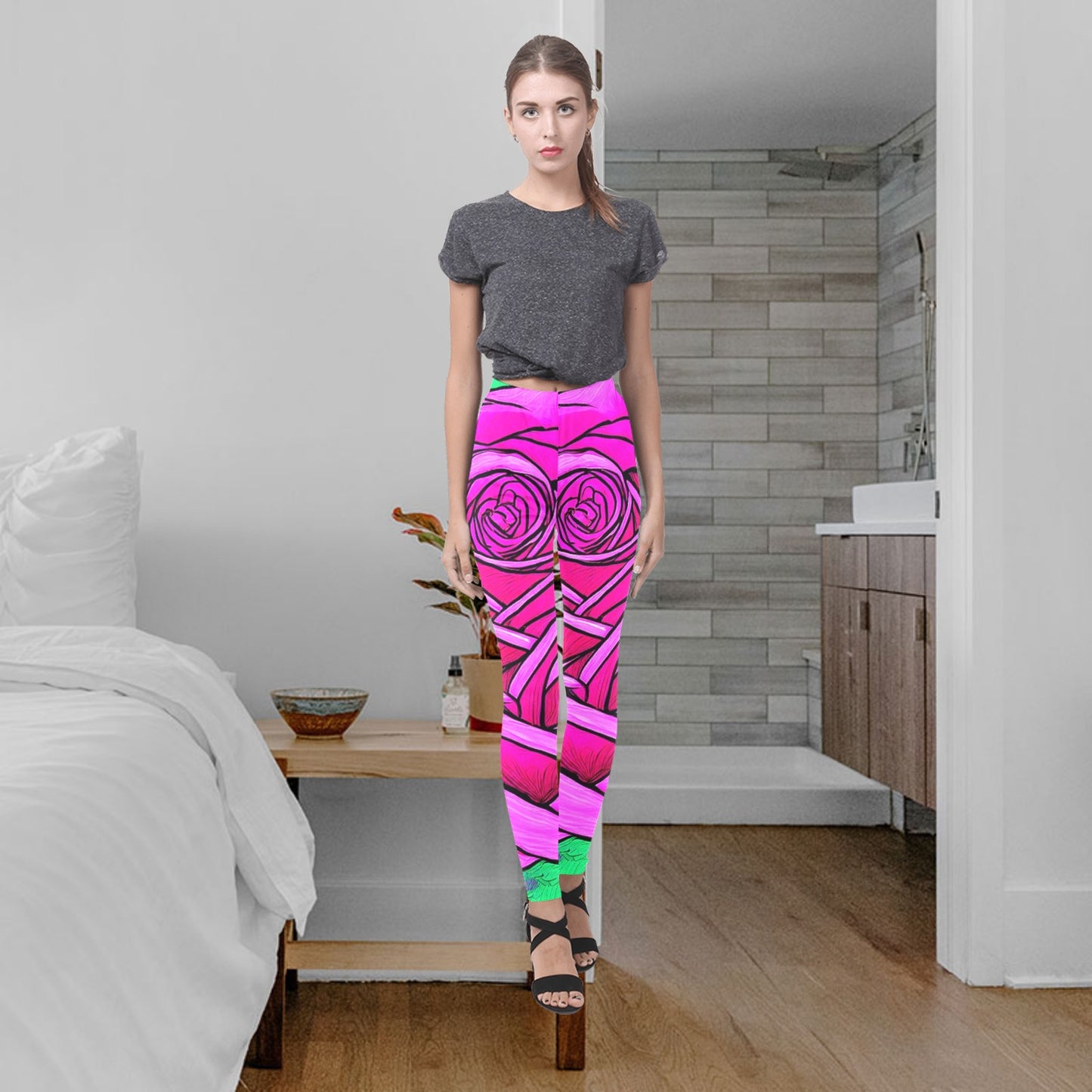 All-Over Leggings (With Model Shows) (Model L01)