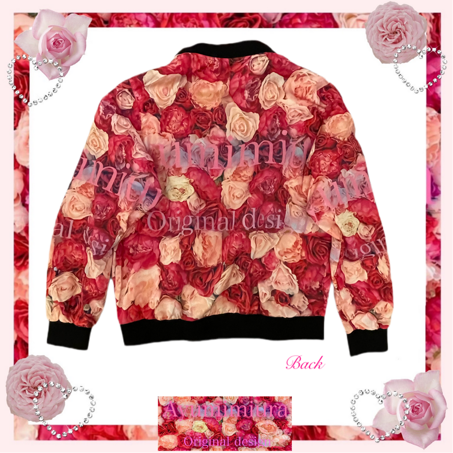 All Over Print Bomber Jacket for Women ( H19)