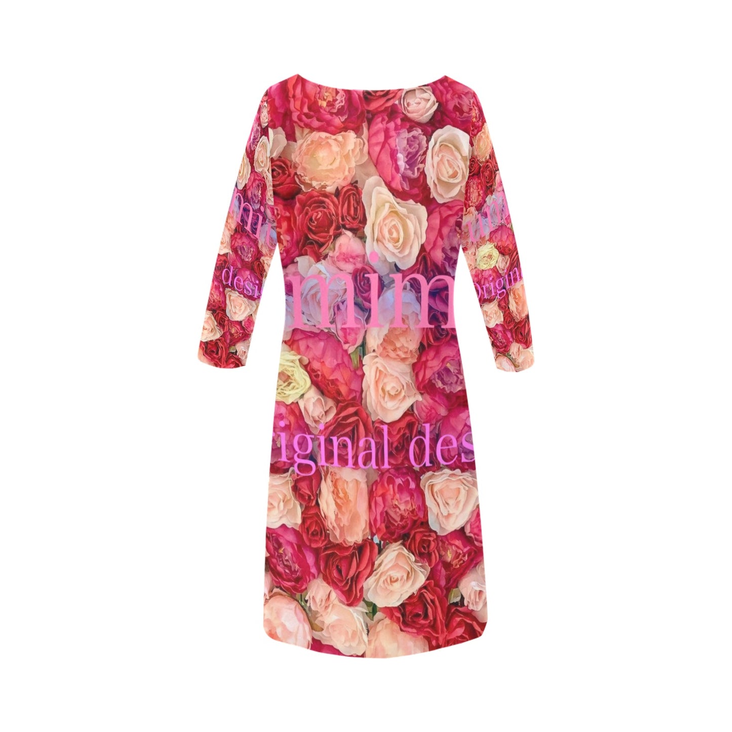 Loose Round Neck Dress (Model D22)