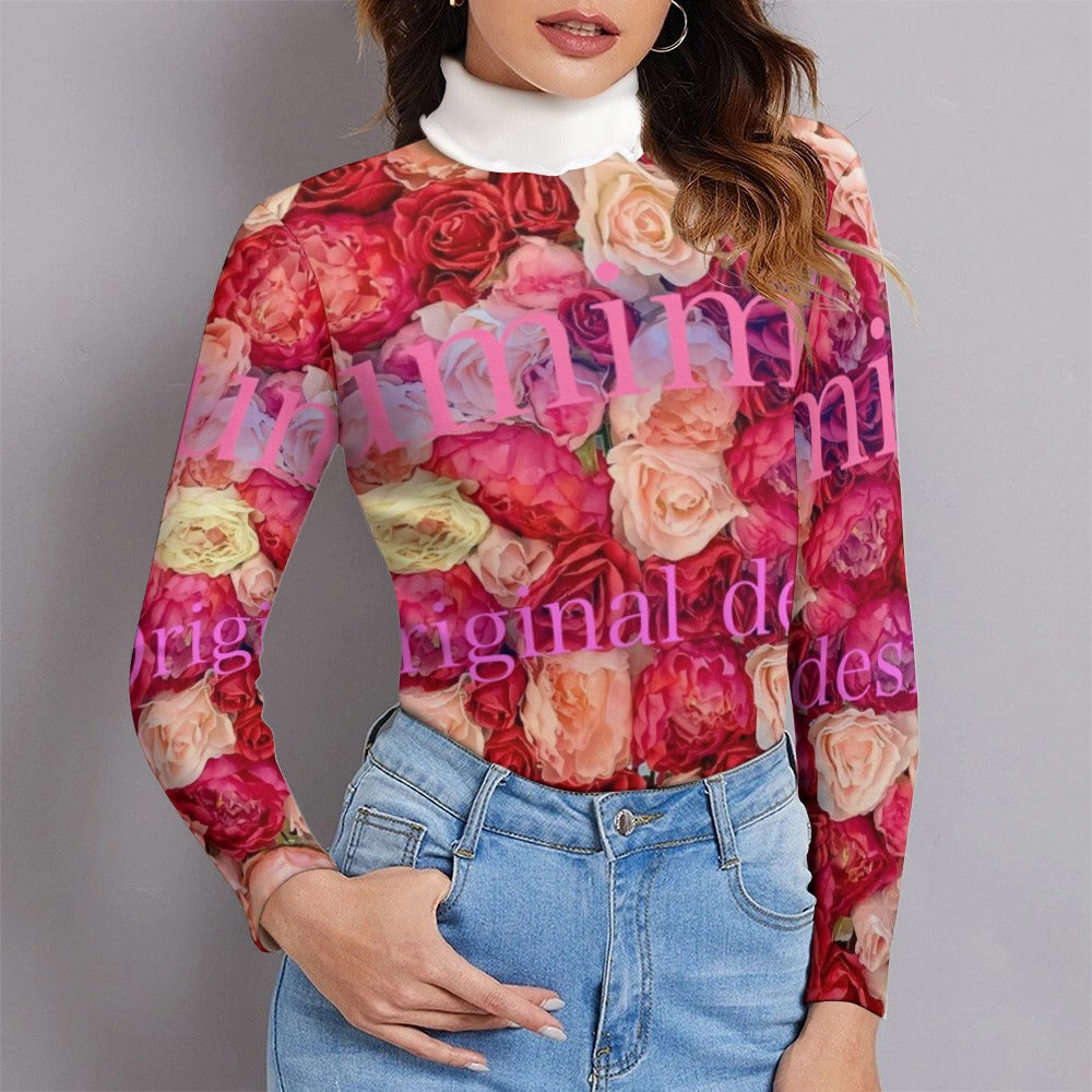 Women's Long Sleeve Lapel Sweater