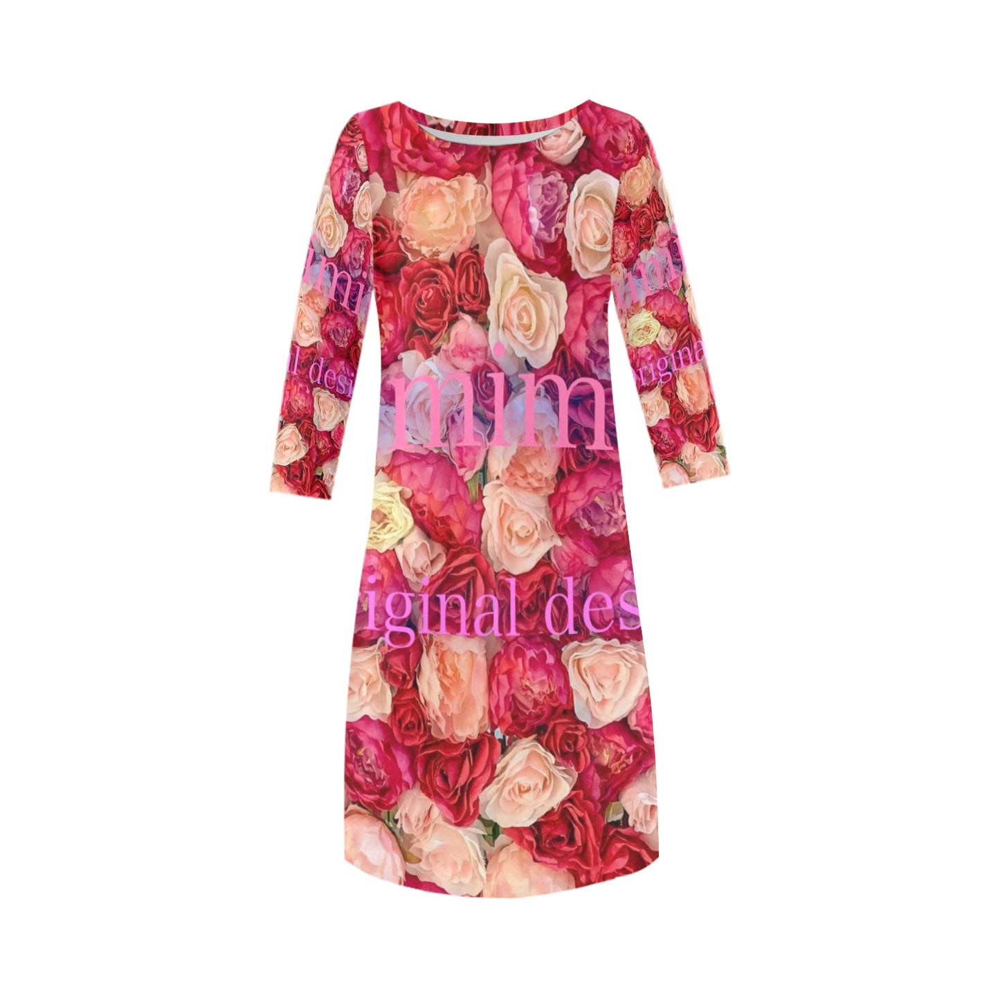 Loose Round Neck Dress (Model D22)