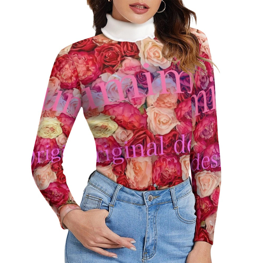 Women's Long Sleeve Lapel Sweater